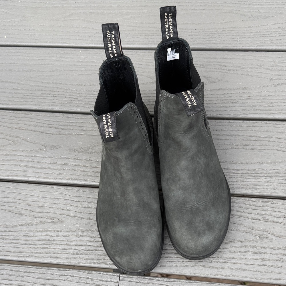 Blundstone Women/Men Chukka Boots - Charcoal Gray